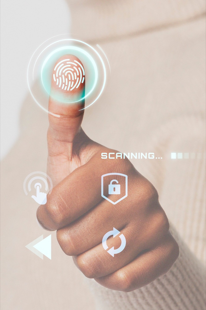 Biometric fingerprint punch-in